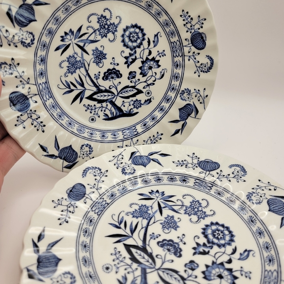 VTG J&G Meakin England Classic Nordic Ironstone. Set of 3 Dessert Plates. - Picture 3 of 6